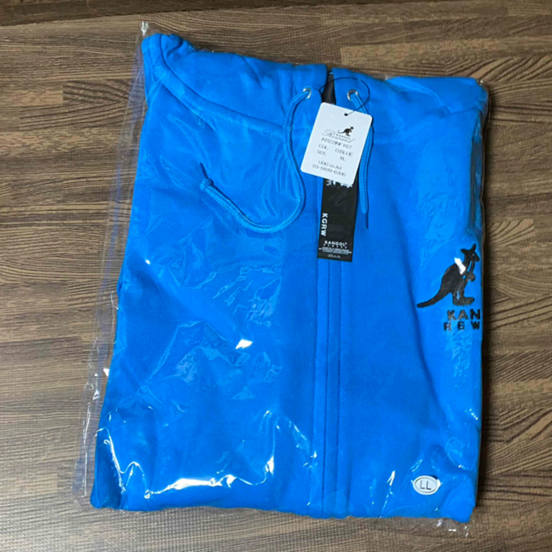 りんしゃんつかい KANGOL REWARDコラボ ZIPパーカー 水色 KANGOL - りんしゃんつかい KANGOL REWARDコラボ ZIPパーカー