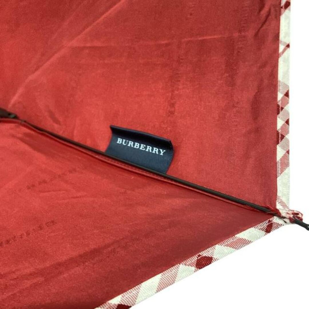 BURBERRY(バーバリー)のBURBERRY/Burberry(バーバリー) 折りたたみ傘 - レッド×白 レディースのファッション小物(傘)の商品写真