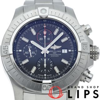 ブライトリング(BREITLING)のブライトリング スーパーアベンジャー クロノグラフ 48 Super Avenger Chronograph A13375/A13375101B1A1 箱 保証書 SS メンズ時計 ブラック 仕上げ済 美品 【中古】(その他)