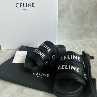 セリーヌ(CELINE)の【25cm】CELINEセリーヌ ピーテオ ストラップ サンダル/メンズライン(サンダル)