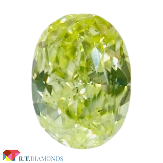 FANCY GREEN YELLOW 0.073ct OV/RT3190/CGL(その他)