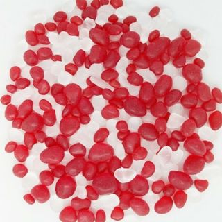シーグラス レアカラー 小粒 約 50グラム レッド(各種パーツ)