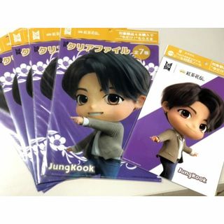 【M-101】新品 JungKook ジョングク BTS クリアファイル×ノート(アイドルグッズ)