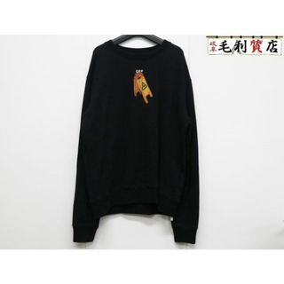 OFF-WHITE オフホワイト PASCAL SKELETON SLIM クールネック スウェット OMBA025F20FLE003 サイズXL トレーナー(その他)