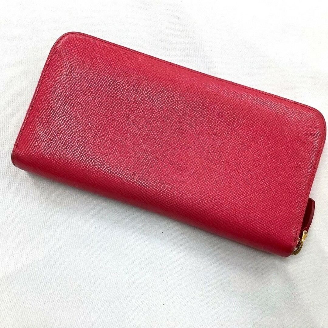 PRADA - PRADA プラダ サフィアーノ ラウンドファスナー 長財布