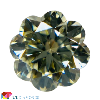 FLOWER！LIGHT YELLOW/SI1/0.497ct/RT2847(その他)