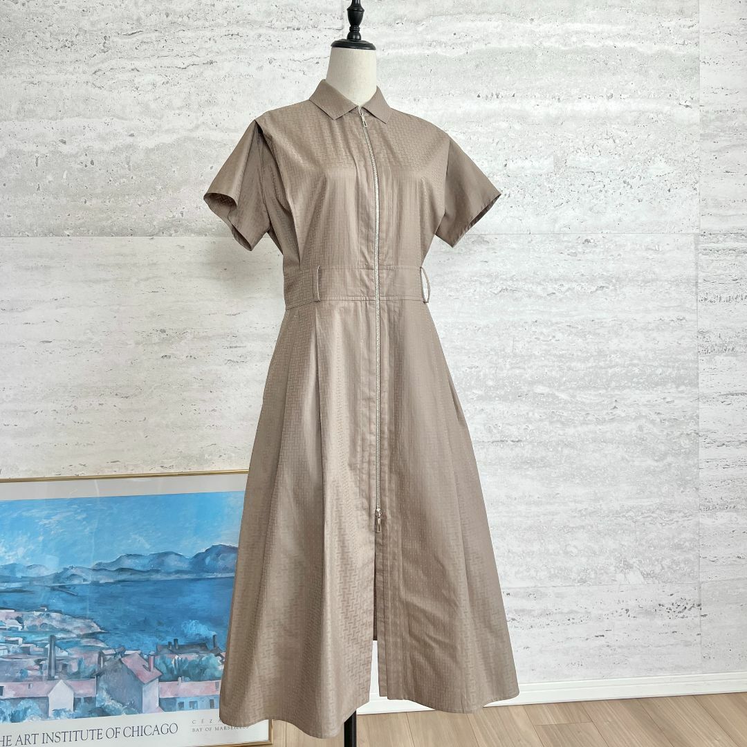HERMES - 極美品☆HERMES☆2024☆モザイク☆ロング☆ワンピース
