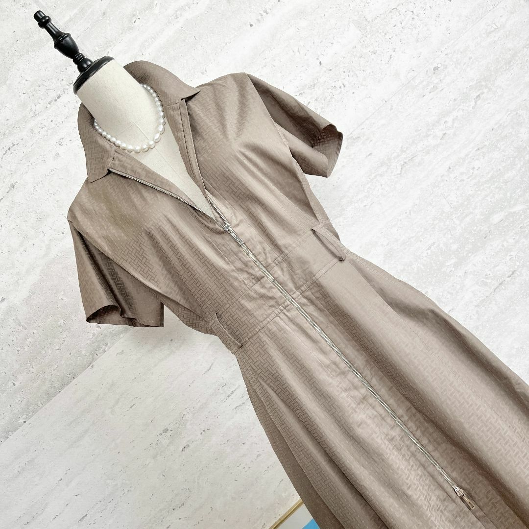 HERMES - 極美品☆HERMES☆2024☆モザイク☆ロング☆ワンピース