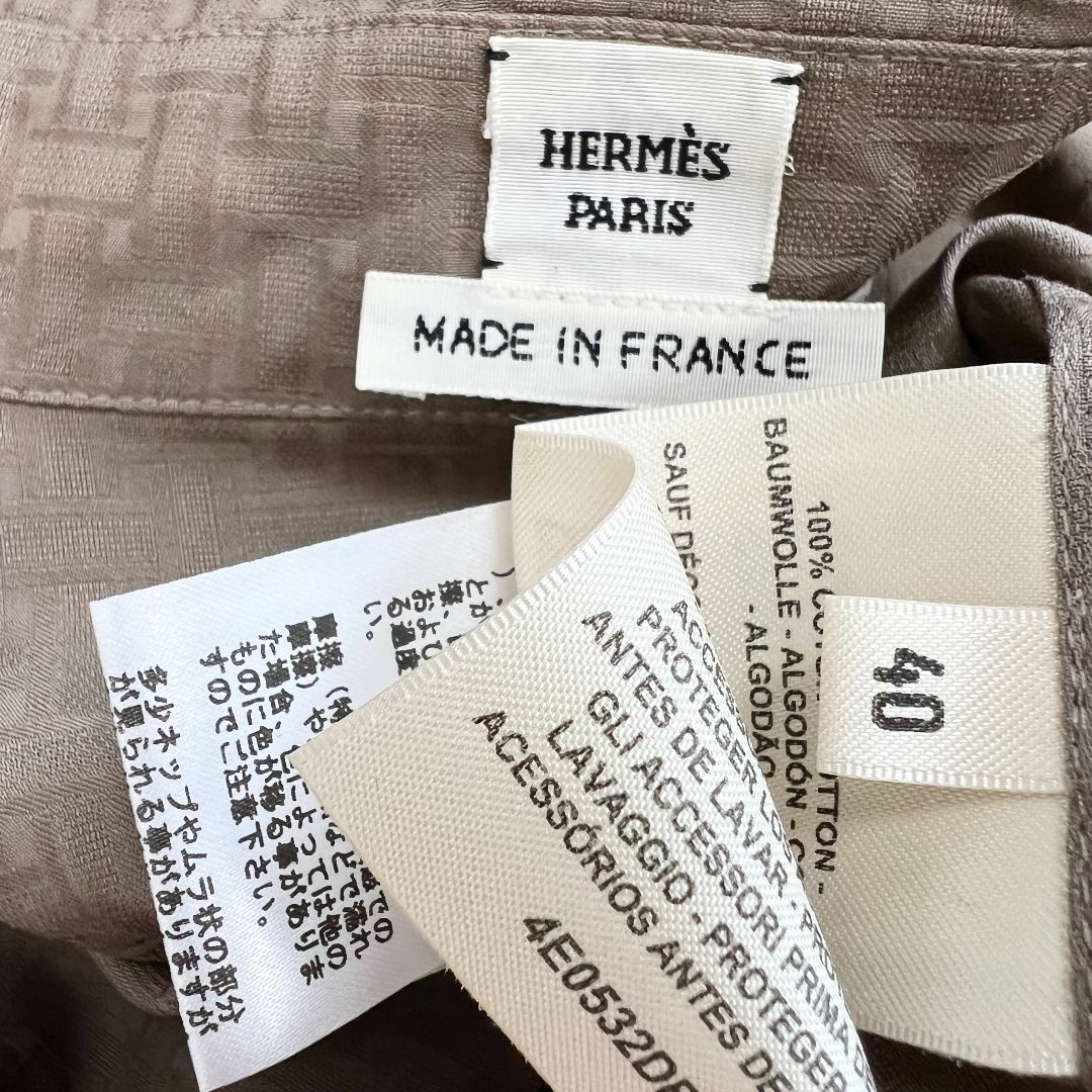 HERMES - 極美品☆HERMES☆2024☆モザイク☆ロング☆ワンピース