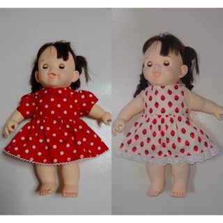 ハンドメイド ぽぽちゃん服 ワンピース2着 ④(その他)