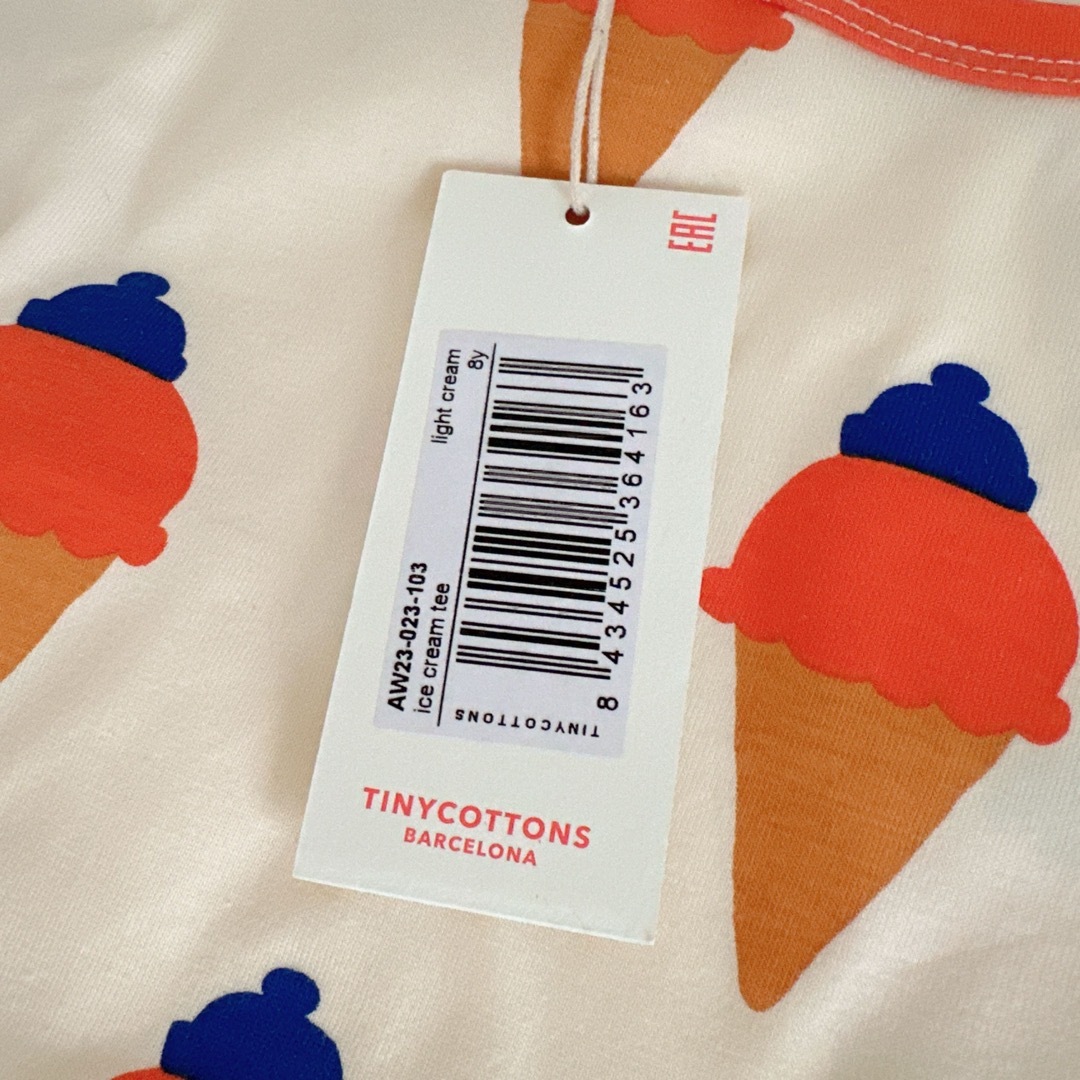 【新品未使用】タイニーコットンズ Tシャツ 8y キッズ/ベビー/マタニティのキッズ服男の子用(90cm~)(Tシャツ/カットソー)の商品写真