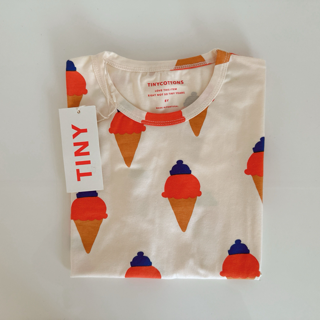 【新品未使用】タイニーコットンズ Tシャツ 8y キッズ/ベビー/マタニティのキッズ服男の子用(90cm~)(Tシャツ/カットソー)の商品写真