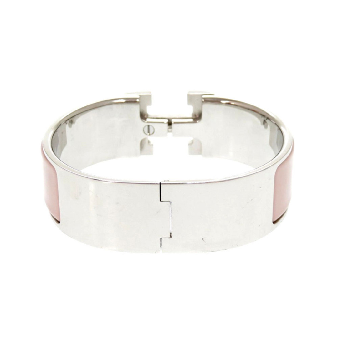 エルメス Hermès バングル 美品 HERMES - 美品 エルメス Hモチーフ クリッククラックGM メタル