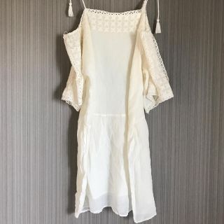 ザラ(ZARA)のZARA オフショルダー ワンピース(ひざ丈ワンピース)