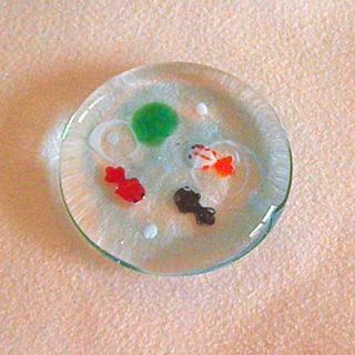 アフタヌーンティー(AfternoonTea)の5個セット 金魚  はしおき  ガラス製 カトラリーレスト(カトラリー/箸)