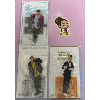 ジャニーズ(Johnny's)の草間リチャード敬太　アクリルスタンド3体セット　ステッカー(アイドルグッズ)