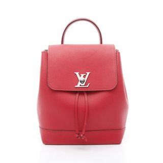 ルイヴィトン(LOUIS VUITTON)のルイ・ヴィトン LOUIS VUITTON ロックミー バックパック ルビー リュックサック バックパック バッグ レザー トリヨンレザー トリヨンレザー レディース レッド系 M41814 【中古】(リュック/バックパック)
