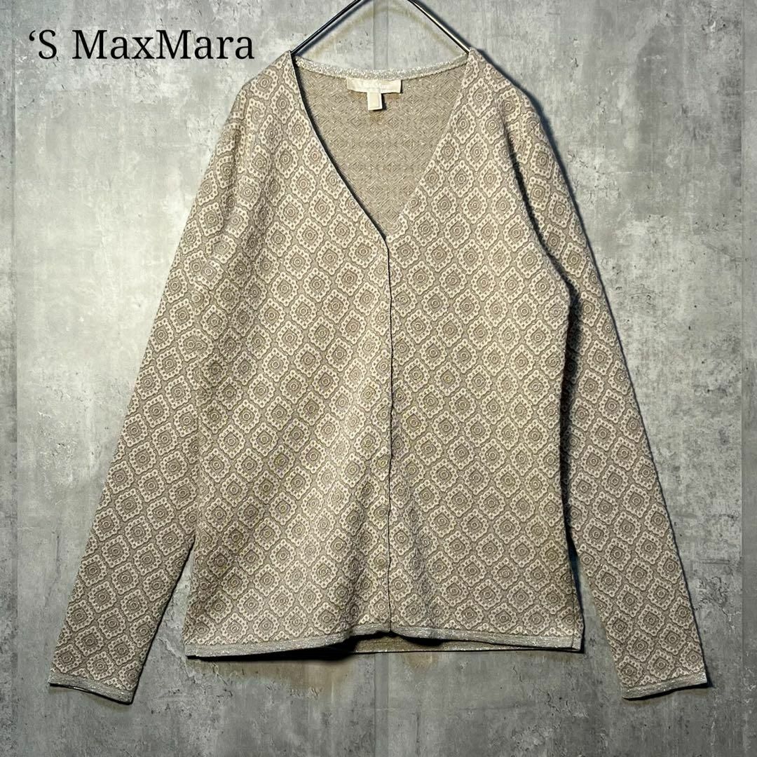 グランド牧場 セレクトセール Max Mara - 'S MaxMara カシミヤシルク混 ラメ入りコットン トップス