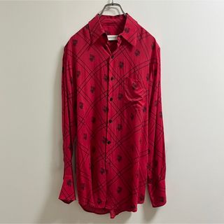 ジョンローレンスサリバン(JOHN LAWRENCE SULLIVAN)のernest w baker 20ss シャツ 薔薇 花柄 レッド shirt(シャツ)