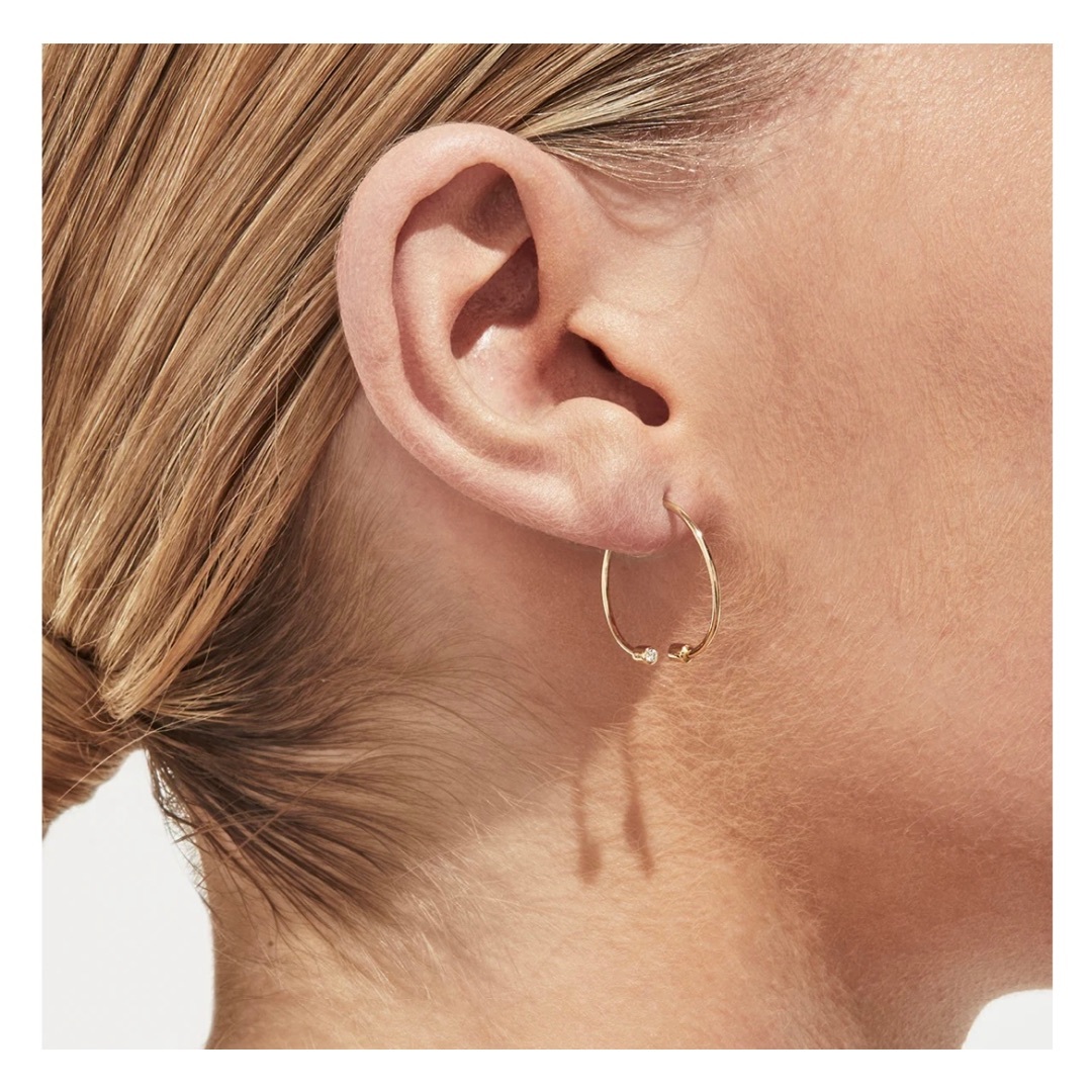 まっちのお品物です。　　　シハラ　ダイヤモンドツイストラウンドピアス02 Diamond Twist Pierce 02 - SHIHARA