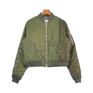 ジュエミ(JUEMI)のJuemi ジュエミ ミリタリーブルゾン M カーキ 【古着】【中古】(ミリタリージャケット)