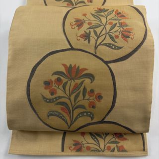 袋帯 名品 六通 正絹 【中古】(帯)