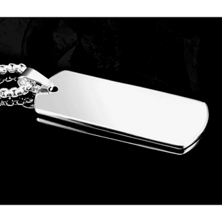 【RN150】ネックレス　アクセサリー 　メンズ 　シルバー　タングステン(ネックレス)