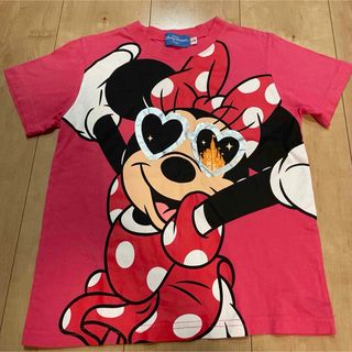 ディズニー(Disney)の120cm ディズニーリゾート　ミニーマウス　サングラス　半袖Tシャツ　美品☆(Tシャツ/カットソー)