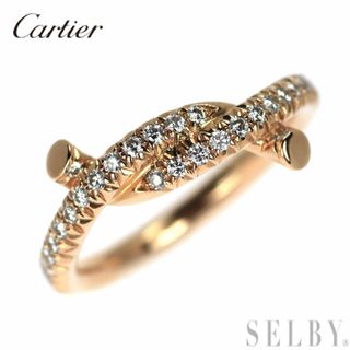 カルティエ(Cartier)のカルティエ K18PG ダイヤモンド リング アントルラセ 49号(リング(指輪))