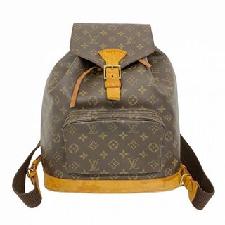 ルイヴィトン(LOUIS VUITTON)の【5fb1720】ルイヴィトン リュック・デイパック モノグラム モンスリGM M51135 ブラウン【中古】レディース(リュック/バックパック)