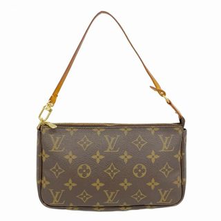 ルイヴィトン(LOUIS VUITTON)の【5fb1742】ルイヴィトン ポーチ モノグラム ポシェットアクセソワール M51980 ブラウン【中古】レディース(ポーチ)