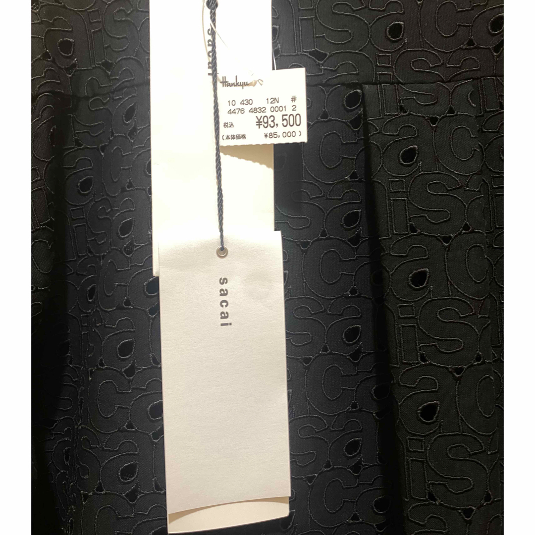 sacai - 9万円《新品 未使用 “紙タグ＋替えボタン付”》☆sacai