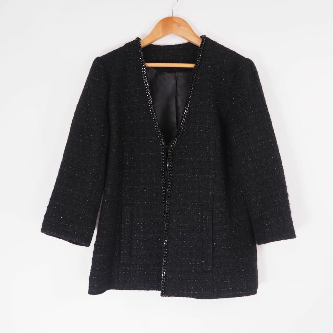 短丈 ファージャケット 黒 Lサイズ 新品、未使用 メンズ