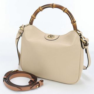 グッチ(GUCCI)の【中古】GUCCI グッチ スモール ショルダーバッグ グッチ ダイアナ 746251 ハンドバッグ レザー レディース Sランク 未使用品(ハンドバッグ)
