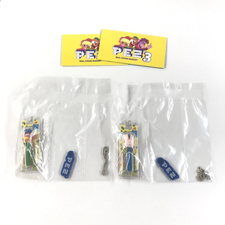 ケンエレファント(Kenelephant)の2個 ネコ＆ウサギ PEZ ボールチェーンマスコット Vol.3 ガチャ(その他)