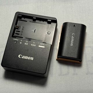キヤノン(Canon)のCanon純正バッテリーLP-E6（劣化度0）+純正チャージャーLC-E6(その他)