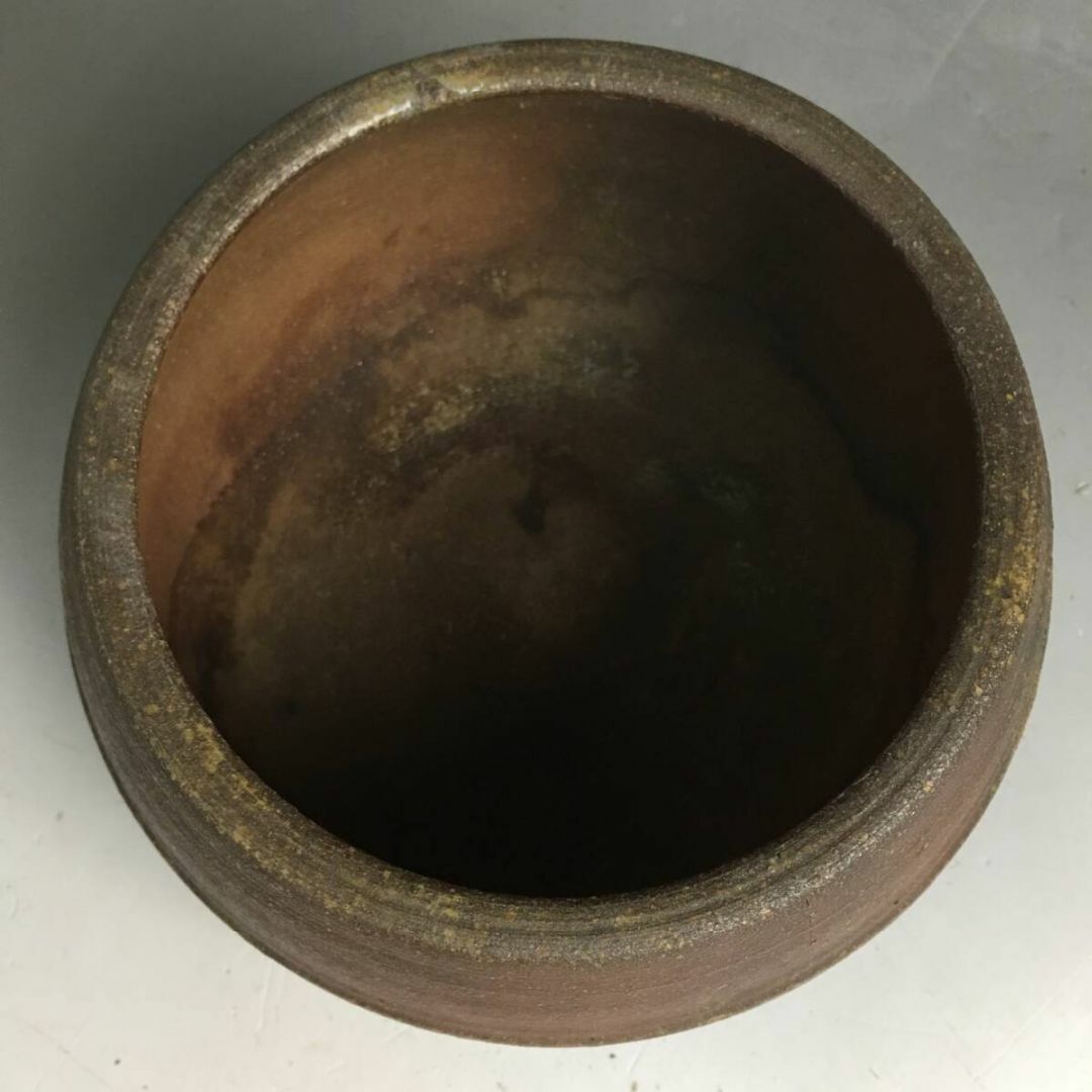 備前焼 小西陶古 建水 茶道具 陶印有 茶器 茶こぼし 茶事 茶会