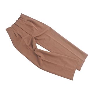 イング(INGNI)のINGNI イング タック ワイド パンツ sizeM/茶 ■■ レディース(その他)
