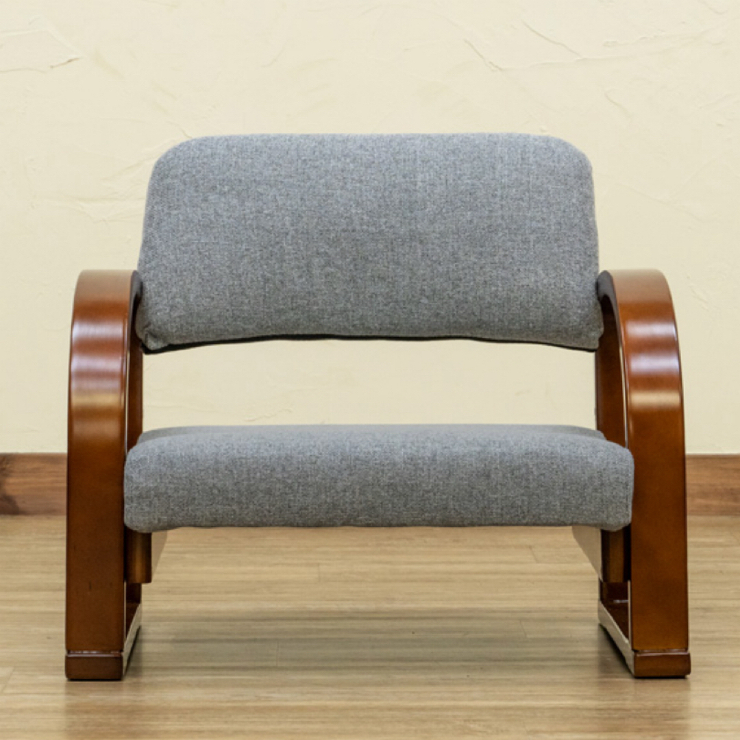 ラクラク座椅子 Fabric グレー