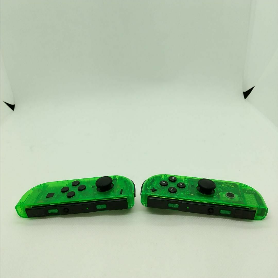Nintendo Switch - 外装カスタム　①Switch ジョイコン　クリアグリーン　左右LR　任天堂純正品 Nintendo Switch - 外装カスタム ①Switch ジョイコン クリア
