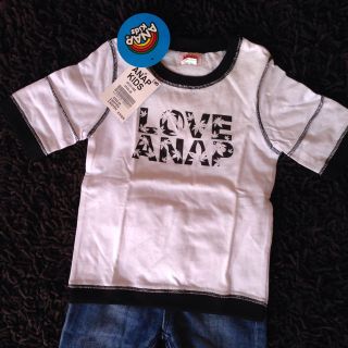 アナップキッズ(ANAP Kids)のANAPkidsヘンプロゴTシャツ(Tシャツ(半袖/袖なし))