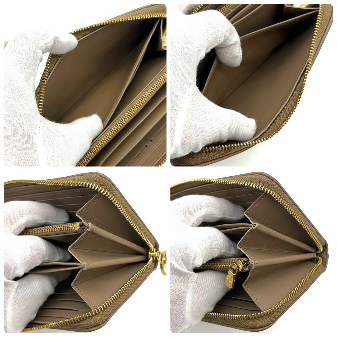【極美品】ルイヴィトン モノグラム クッサン ジッピーウォレット トープ 長財布 LOUIS VUITTON - 【極美品】ルイヴィトン モノグラム クッサン
