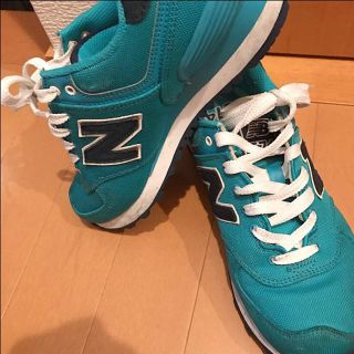 ニューバランス(New Balance)のnewbalance ニューバランス エメラルドグリーン 23.5センチ(スニーカー)