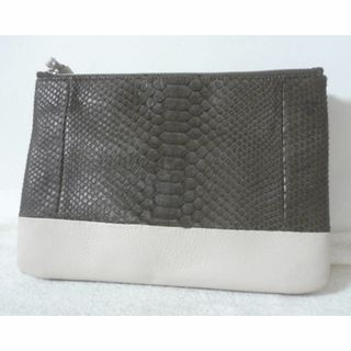 新品　Semplice　ダイヤモンドパイソン　レザー　斜め掛け　ショルダーバッグ(ショルダーバッグ)