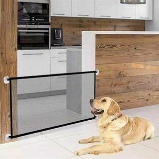ペットゲート ペットフェンス 犬用ゲート ナイロンメッシュ セーフティゲート(ノーカラージャケット)