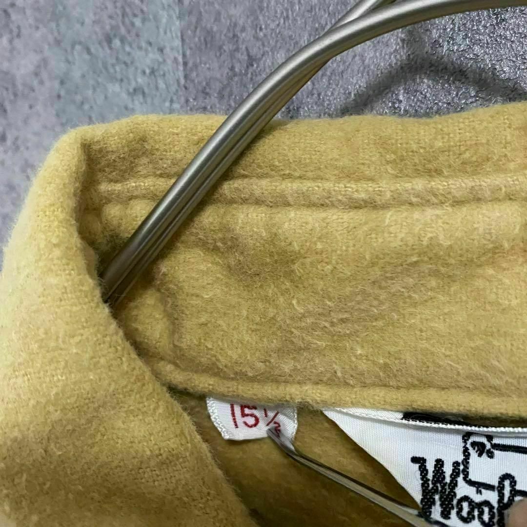 WOOLRICH(ウールリッチ)の90S ウールリッチ　長袖シャツ　冬素材　メンズ　古着　綿 メンズのトップス(Tシャツ/カットソー(七分/長袖))の商品写真