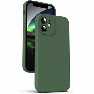 【新着商品】Supdeal iPhone 12 Mini ケース 対応液体シリコ(その他)
