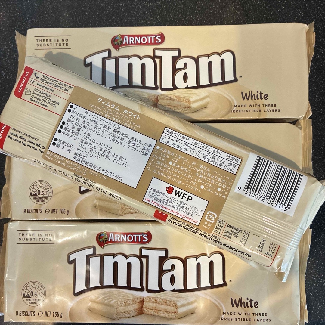 【数量限定】ティムタム ホワイト チョコレート クッキー 食品/飲料/酒の食品(菓子/デザート)の商品写真