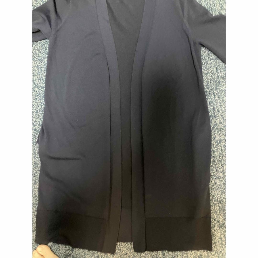 Noble(ノーブル)のNOBLE ネイビーカーディガン　 レディースのトップス(カーディガン)の商品写真
