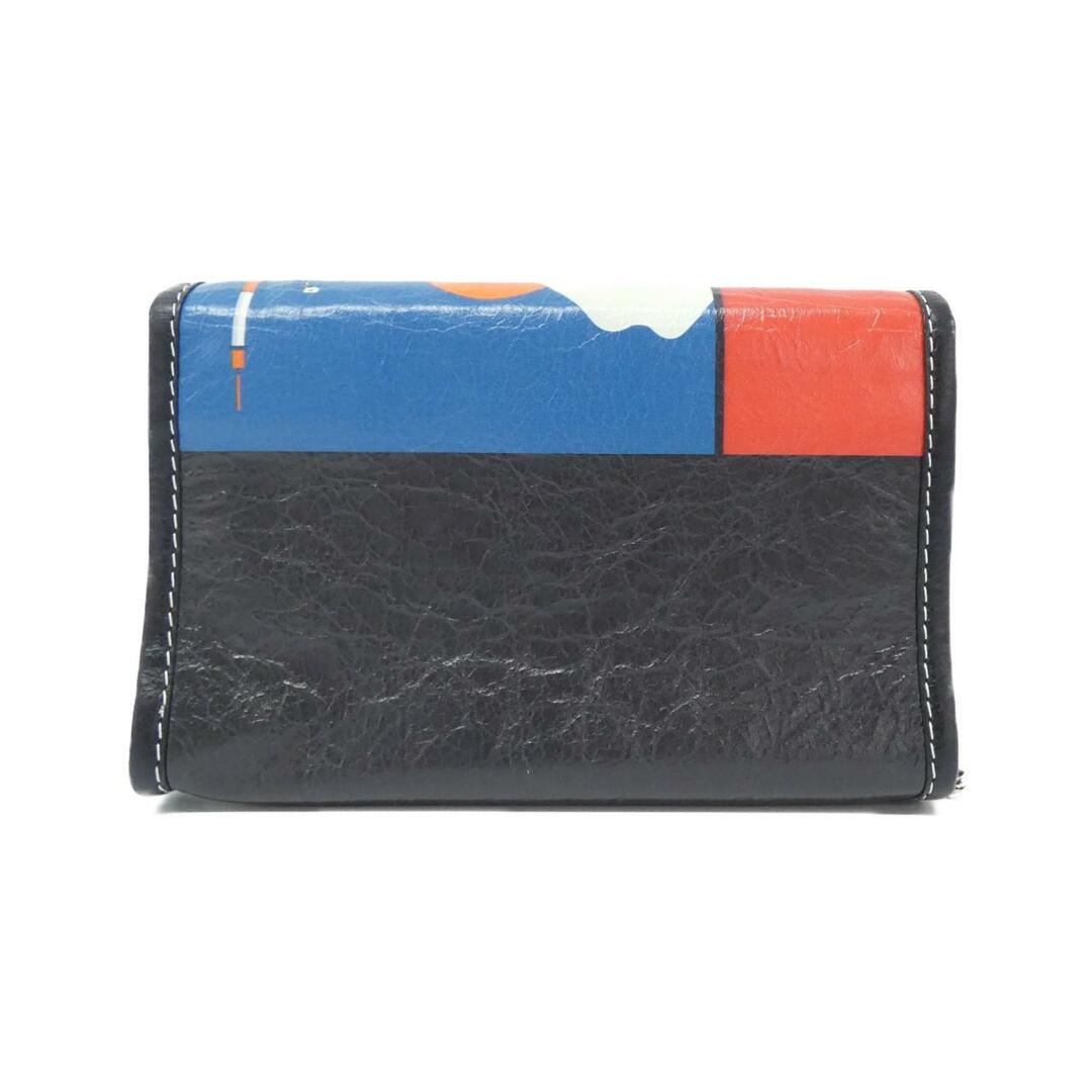 バレンシアガ PAPIER ハンドバッグ カーフスキンレザー BALENCIAGA Paper Mini Bag Black Leather Handbag with Mirror